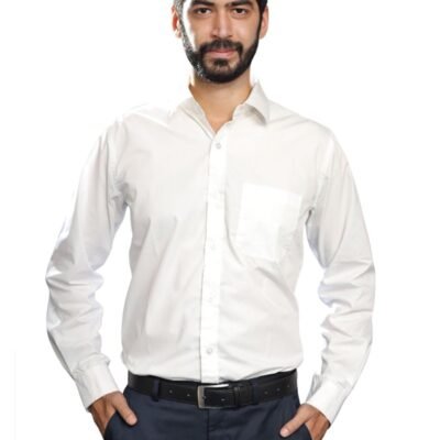 Men's Pure White Formal Shirts