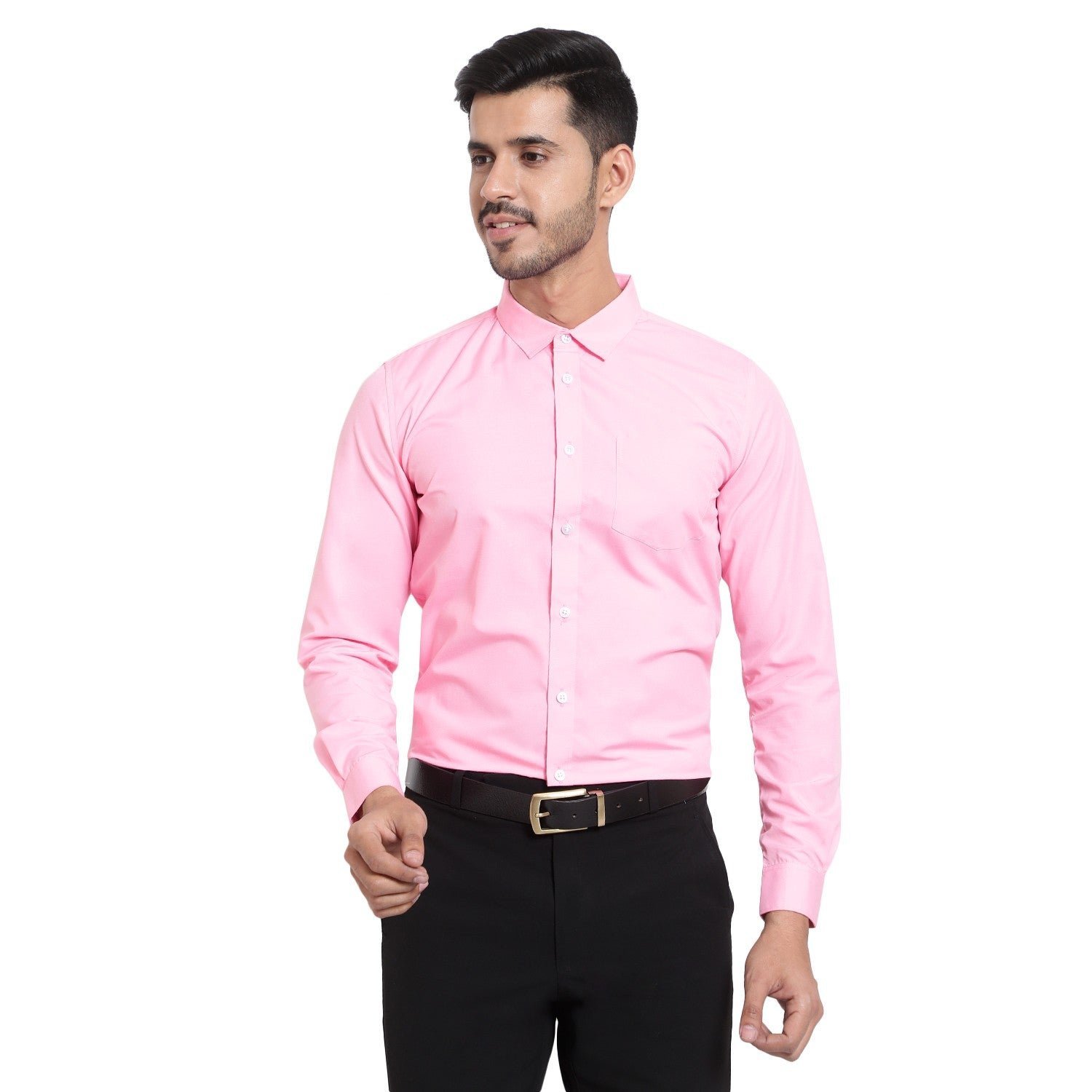 Pink Casual Shirt for men