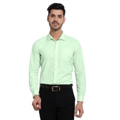 Pista Green Casual Shirt for men