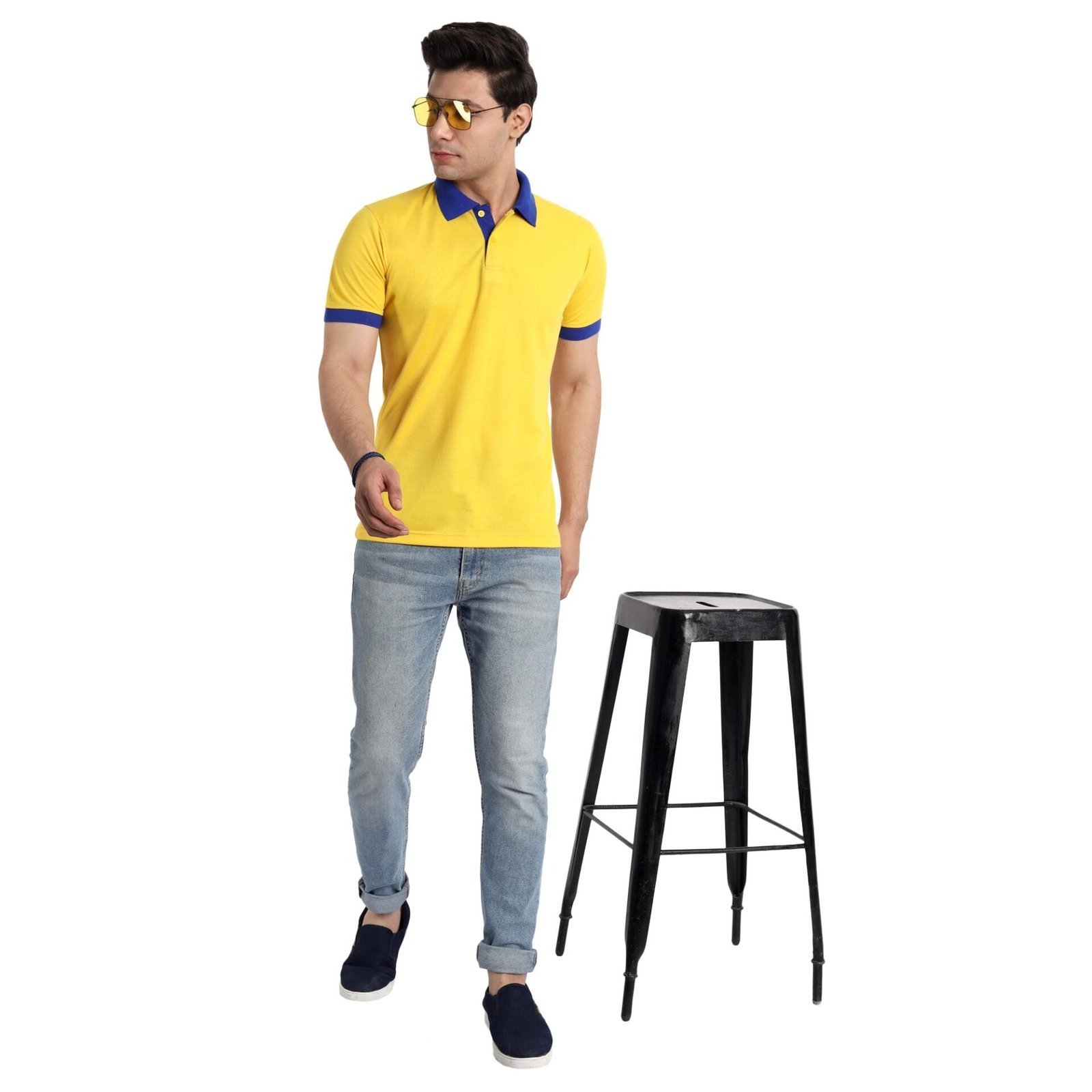 Yellow Polo T Shirt - Image 5